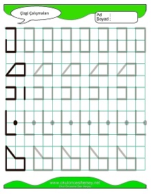 Çizgi Çalışma Sayfaları